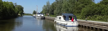 How Hill moorings on the River Ant, Norfolk Broads